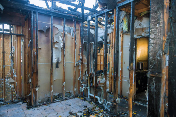 Professional Fire Damage Removal technician working in Oneida, NY